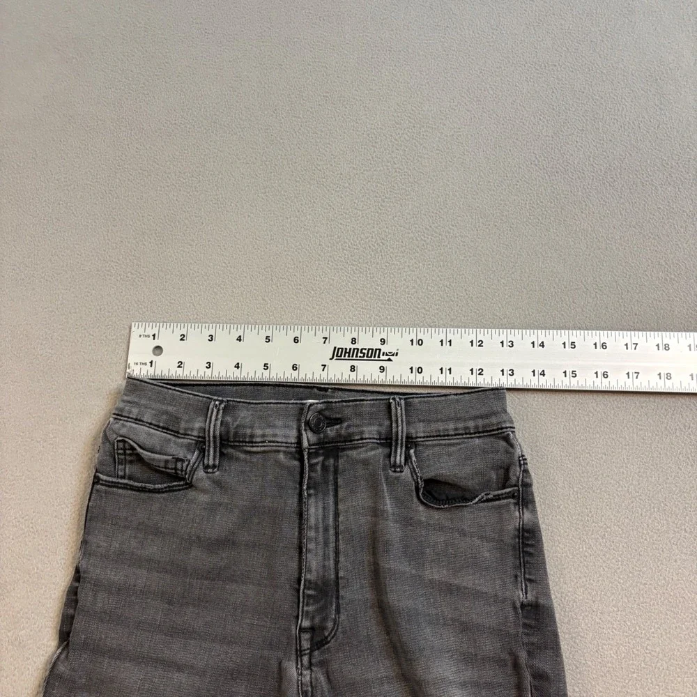 PacSun Women Super High Rise Skinny Jeans Jegging Raw Hem Stretch Sz 28